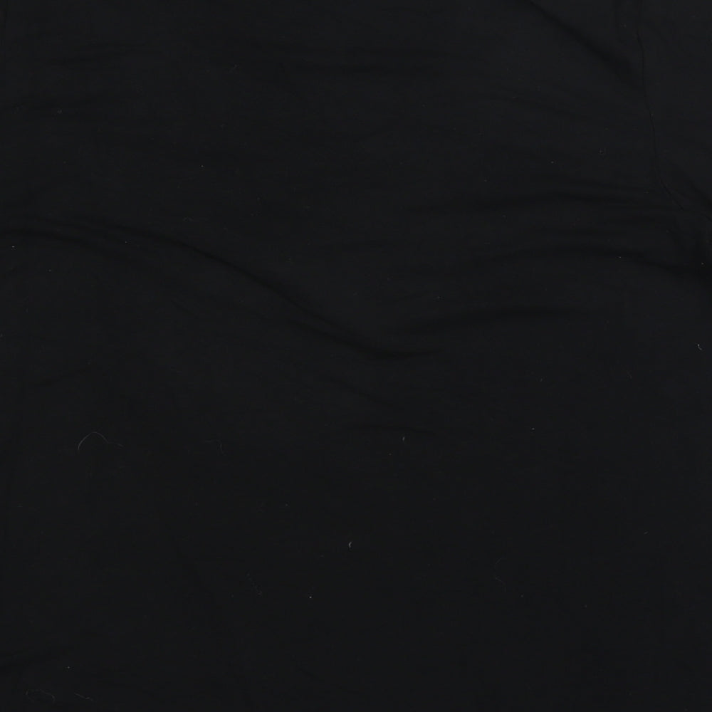 Topshop Womens Black   Basic T-Shirt Size 10