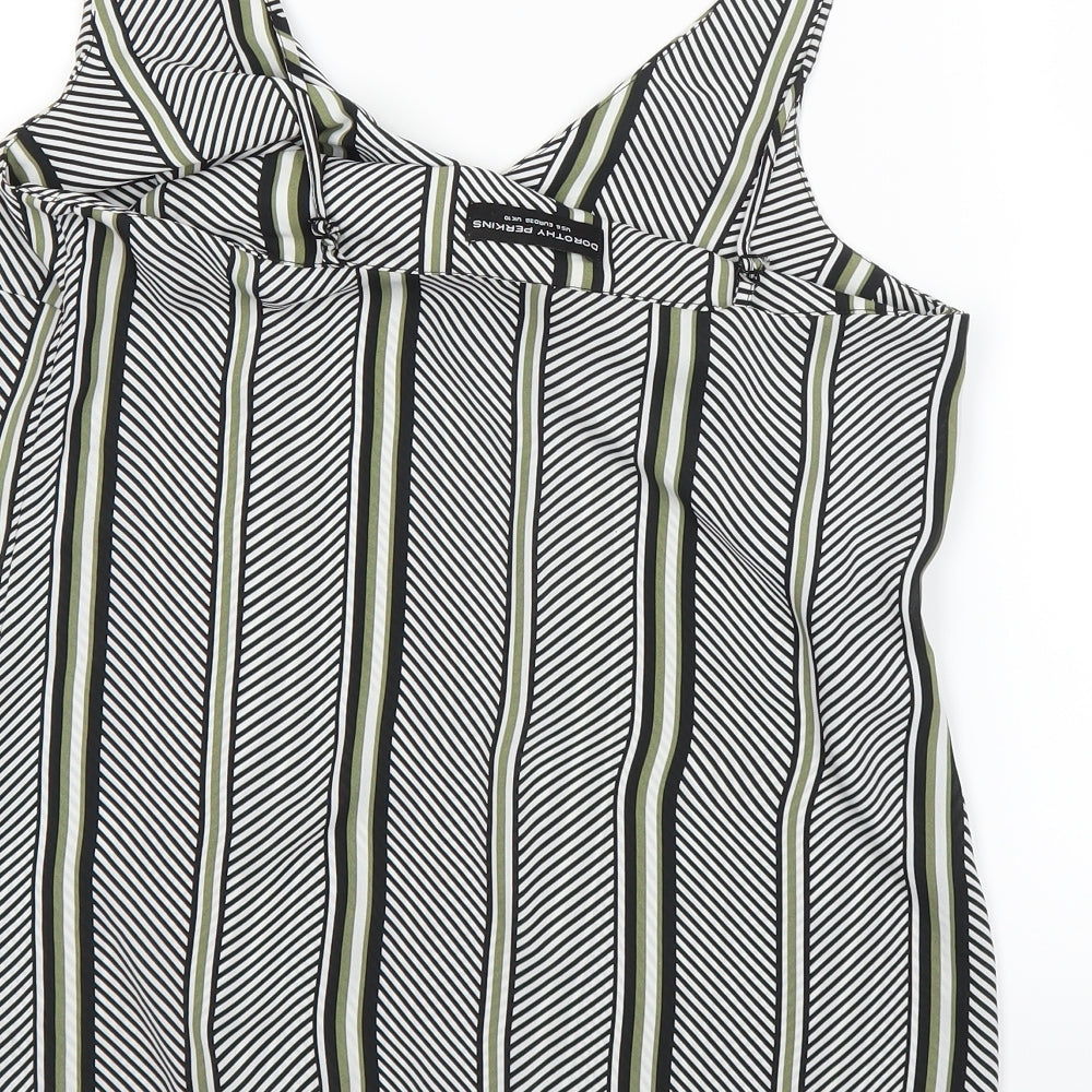 Dorothy Perkins Womens Black   Basic Blouse Size 10