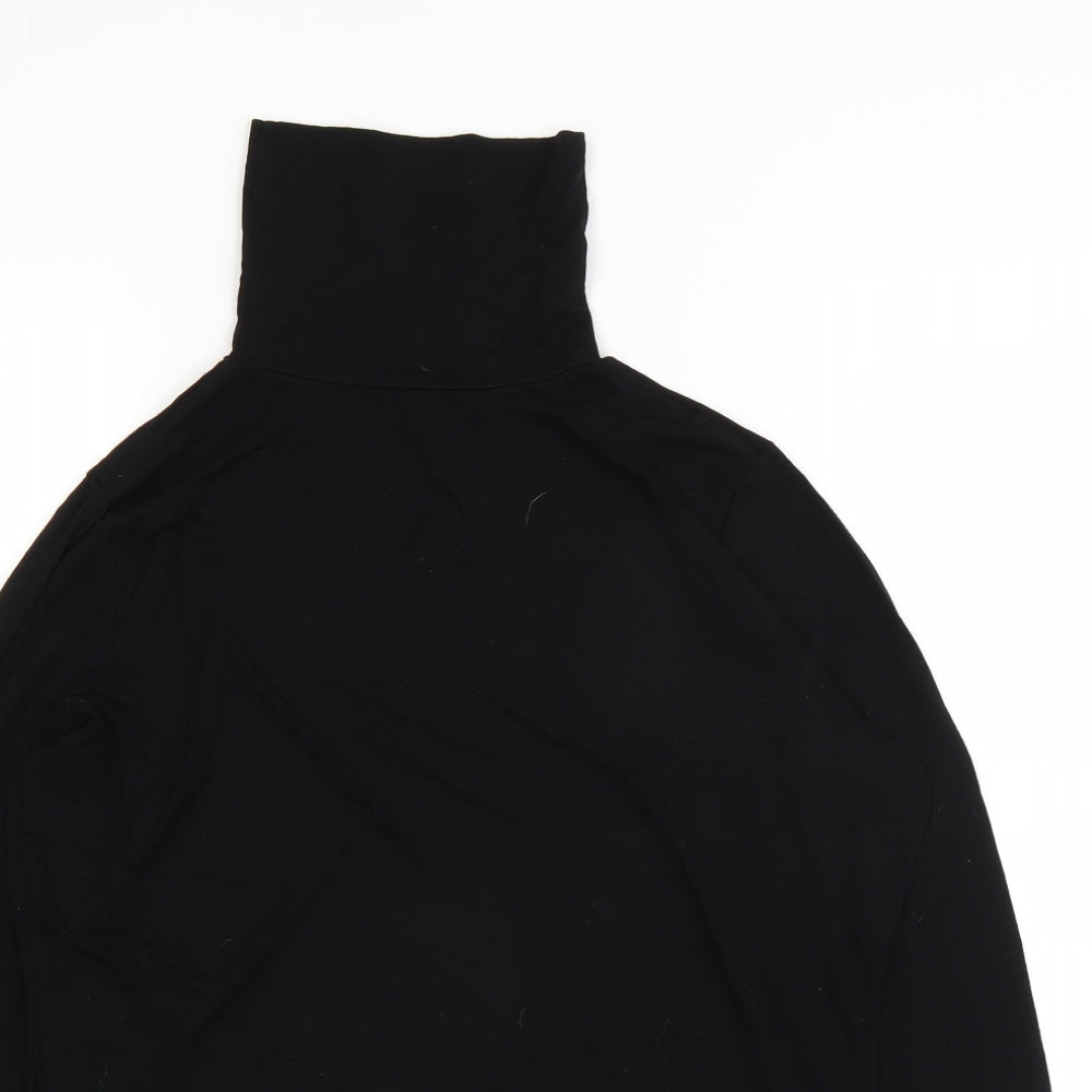 George Womens Black   Basic T-Shirt Size 16