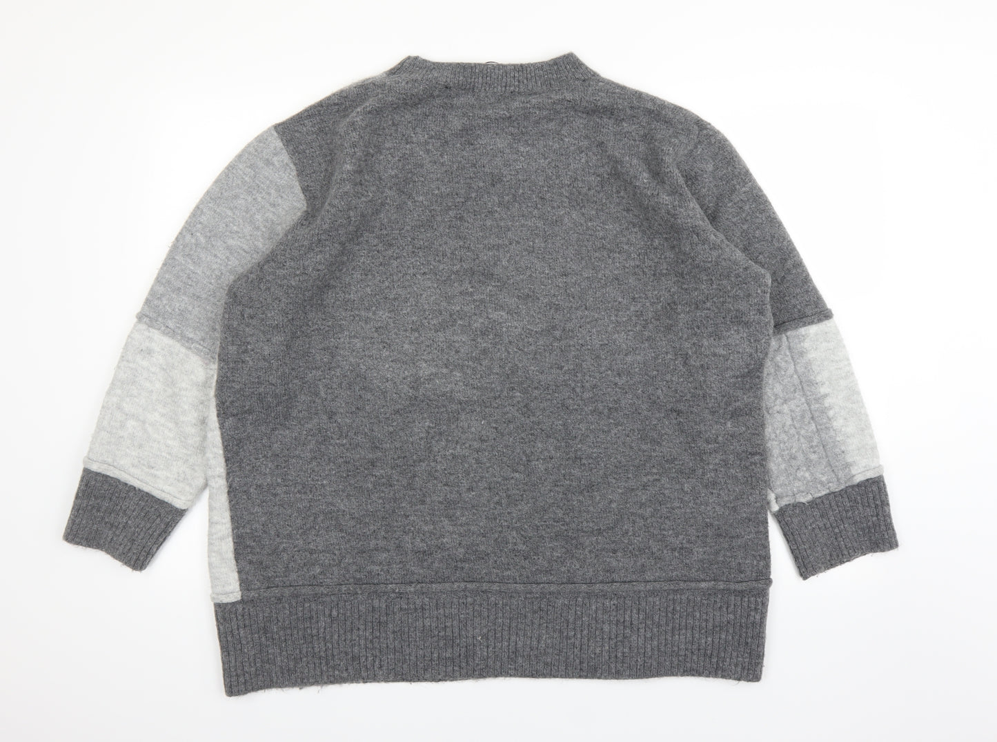 Zara Womens Grey   Pullover Jumper Size M