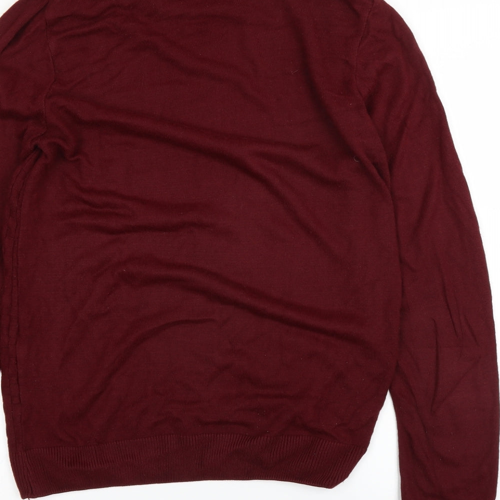 Cedar Wood State Mens Red   Pullover Jumper Size M