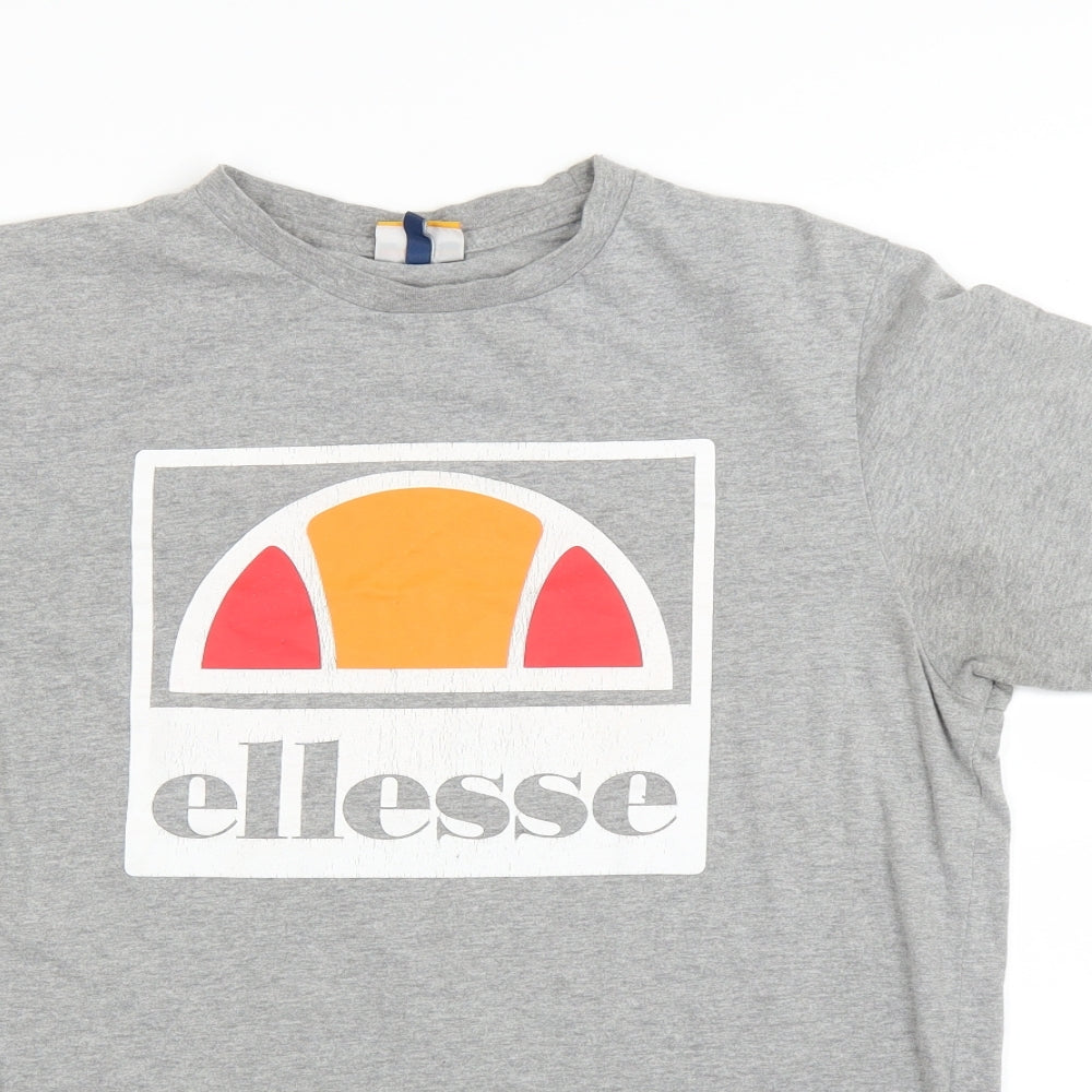 ellesse Mens Grey    T-Shirt Size M