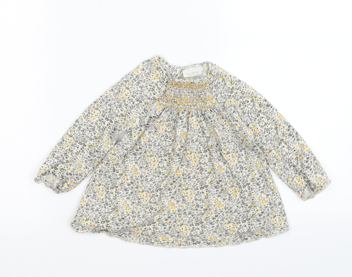 NEXT Girls Grey   Jumper Dress  Size 9-12 Months