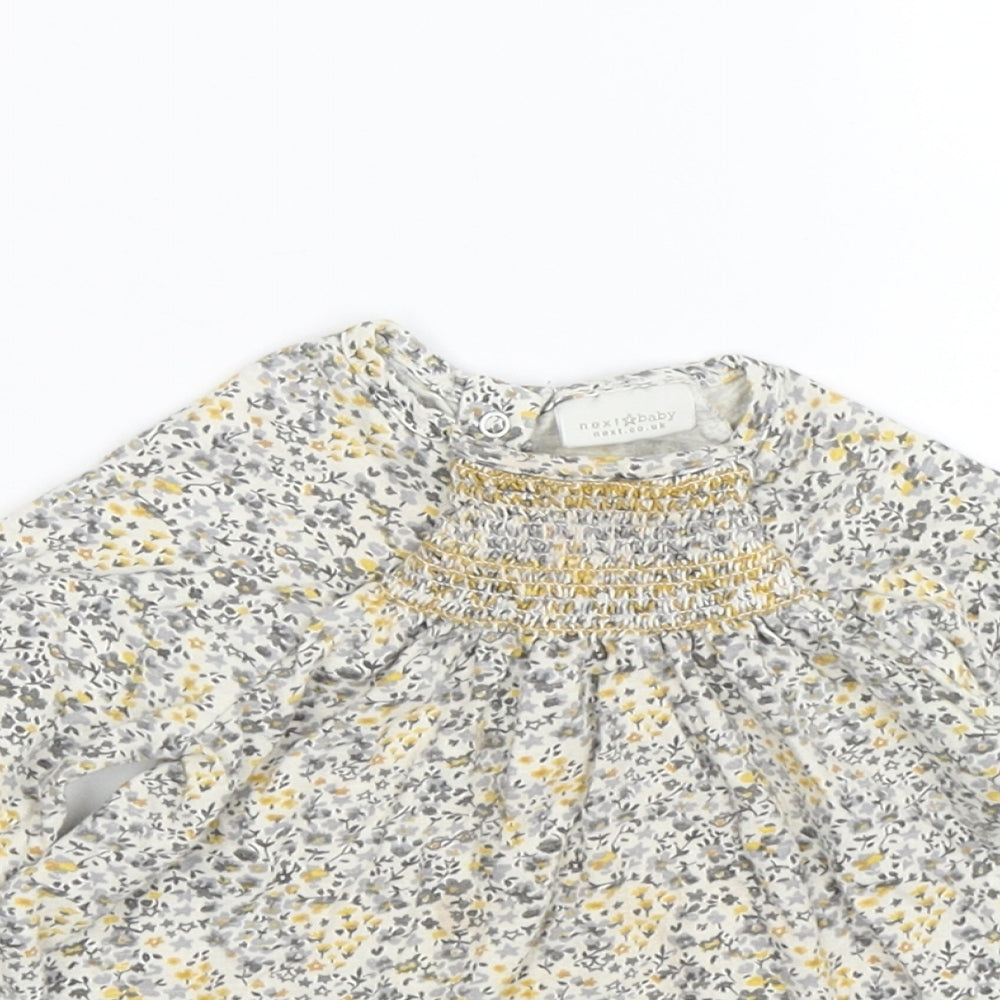 NEXT Girls Grey   Jumper Dress  Size 9-12 Months