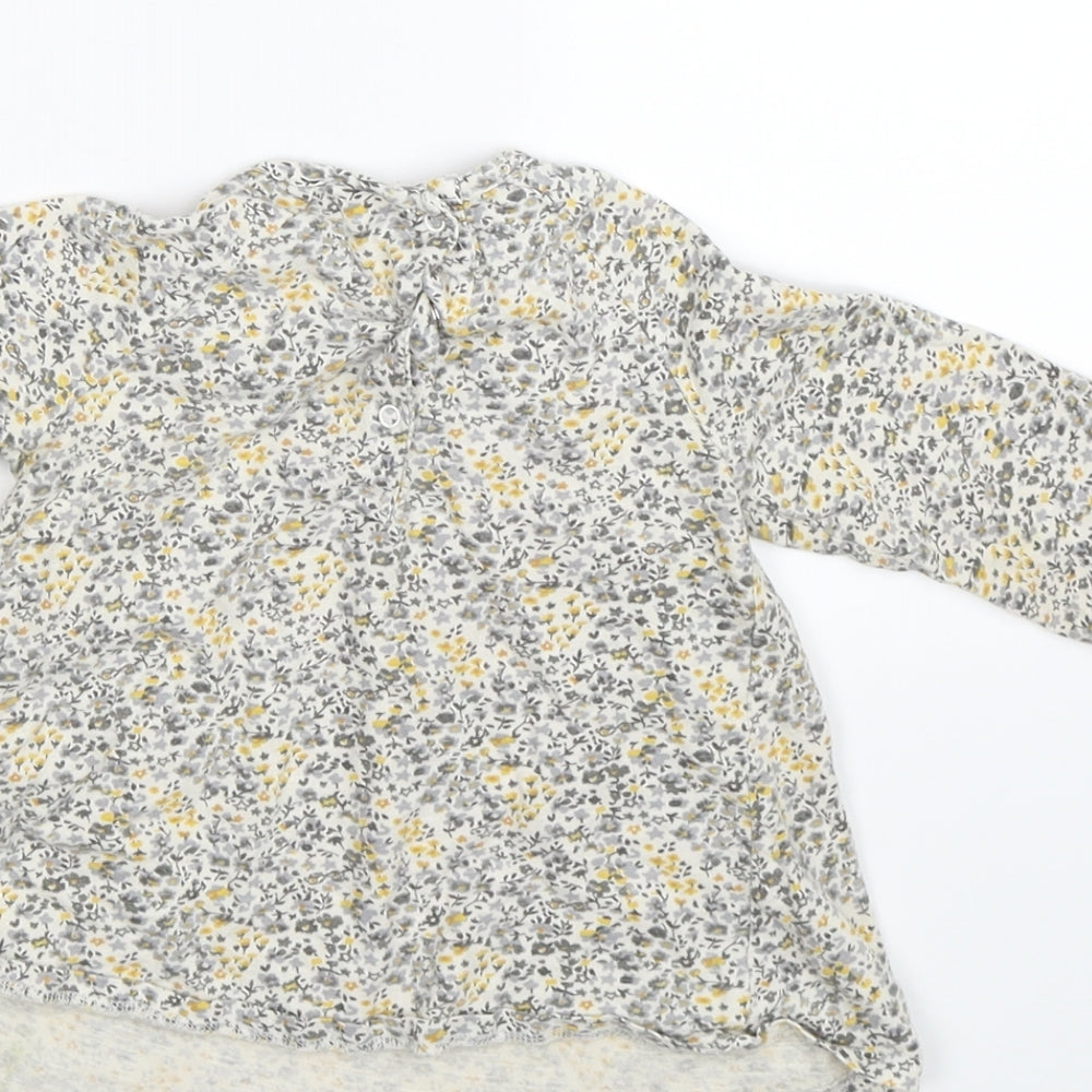 NEXT Girls Grey   Jumper Dress  Size 9-12 Months