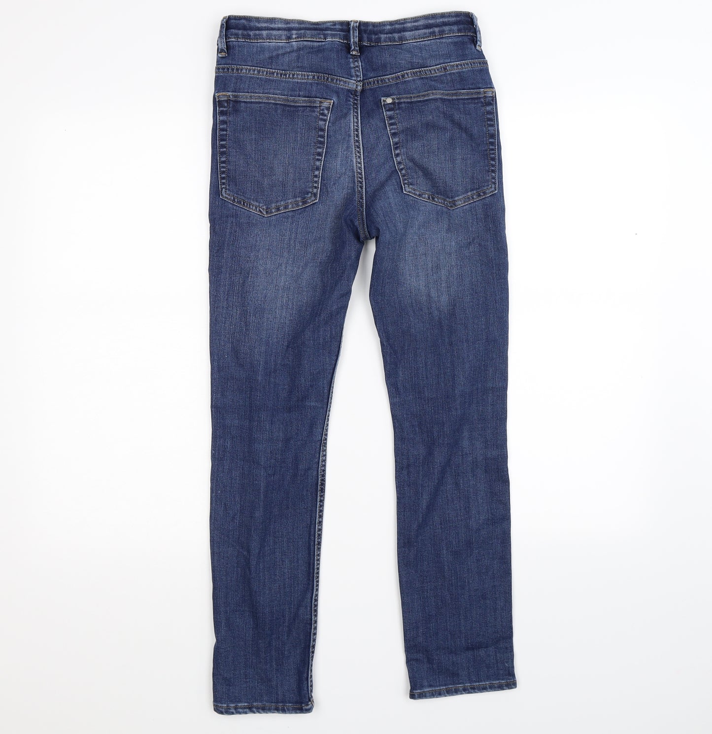 H&M Boys Blue  Denim Straight Jeans Size 11-12 Years