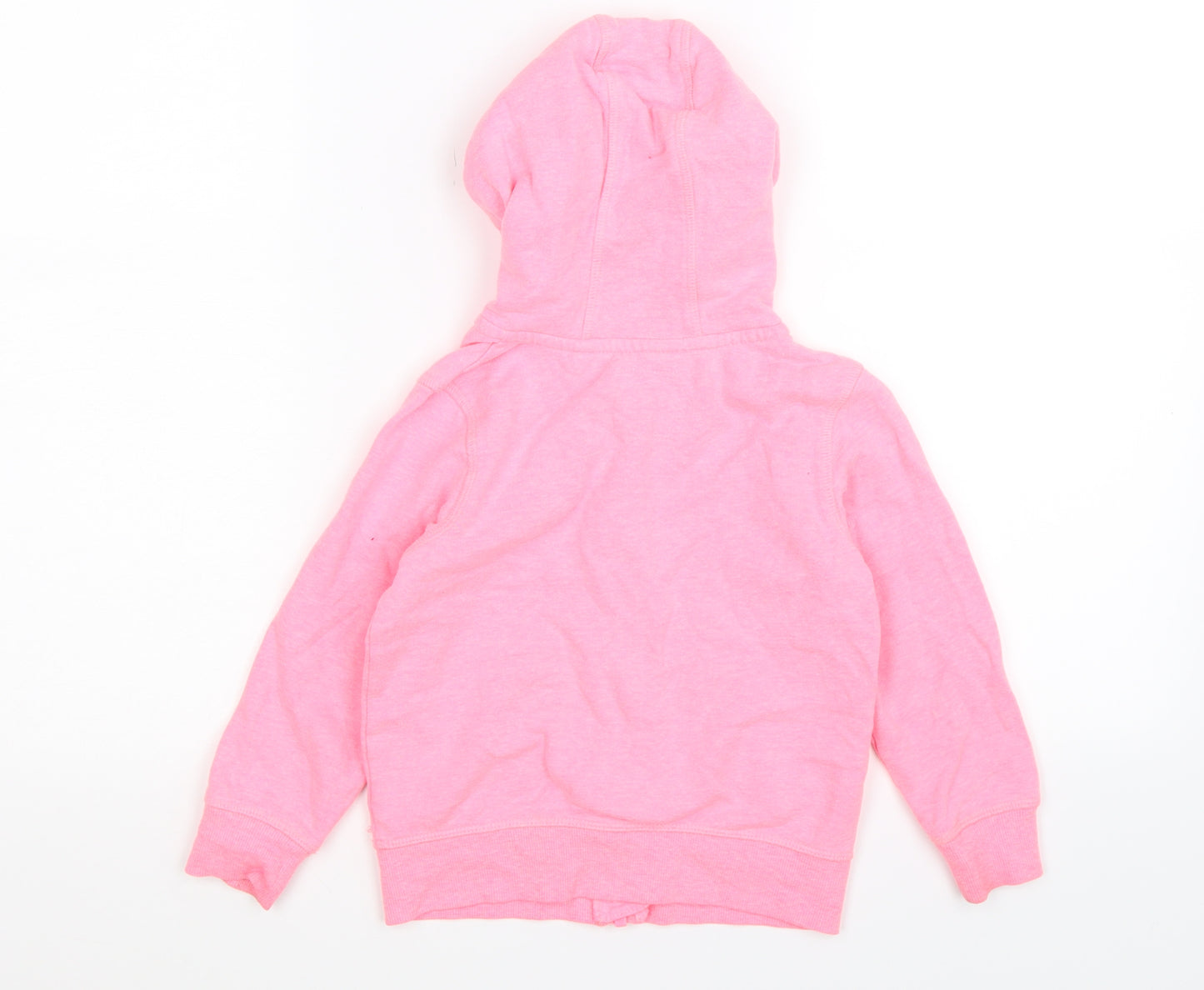 NEXT Girls Pink  Jersey Full Zip Hoodie Size 3-4 Years