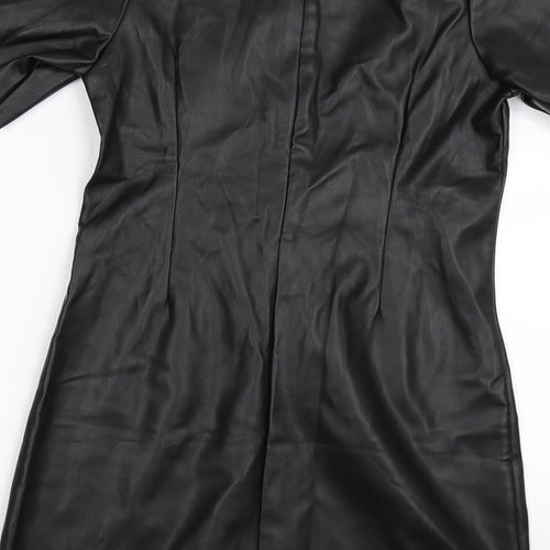 Noisy may Womens Black   Bodycon  Size S  - faux leather