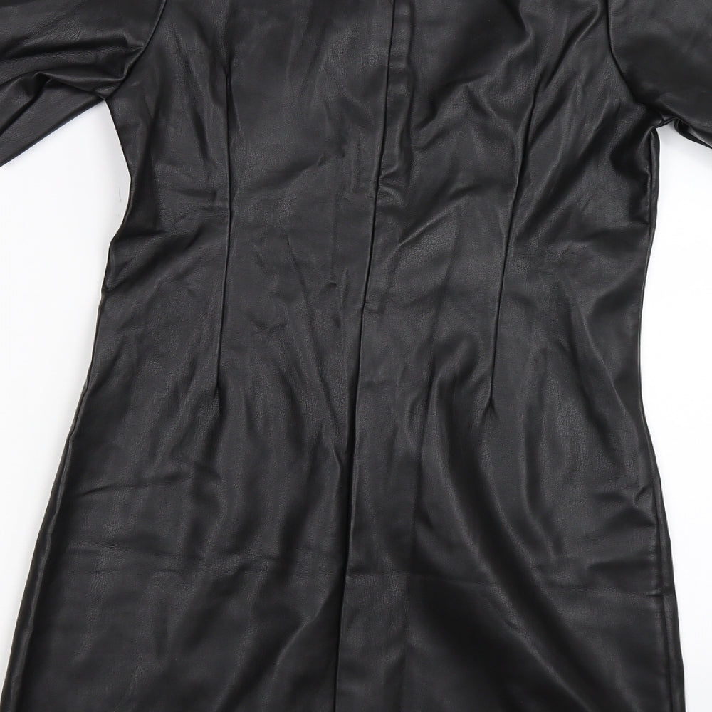 Noisy may Womens Black   Bodycon  Size S  - faux leather