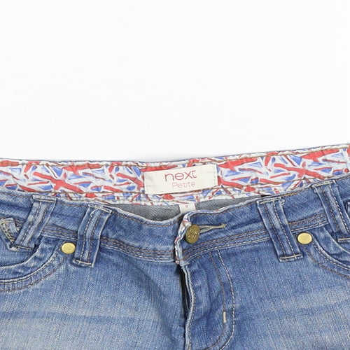 NEXT Womens Blue  Denim Hot Pants Shorts Size 8