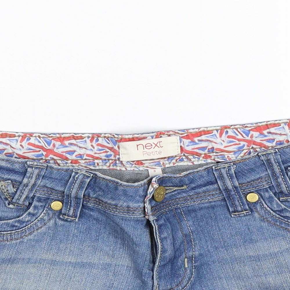 NEXT Womens Blue  Denim Hot Pants Shorts Size 8