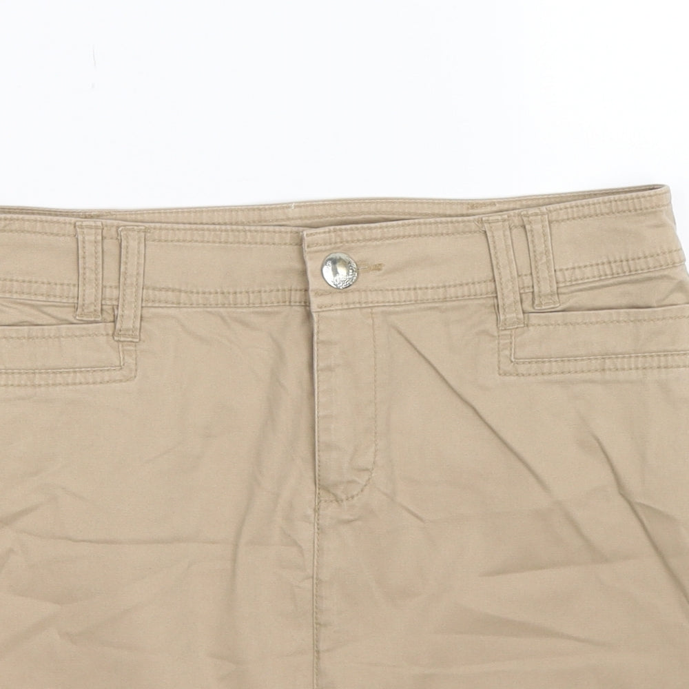 New Look Womens Beige  Denim Straight & Pencil Skirt Size 10