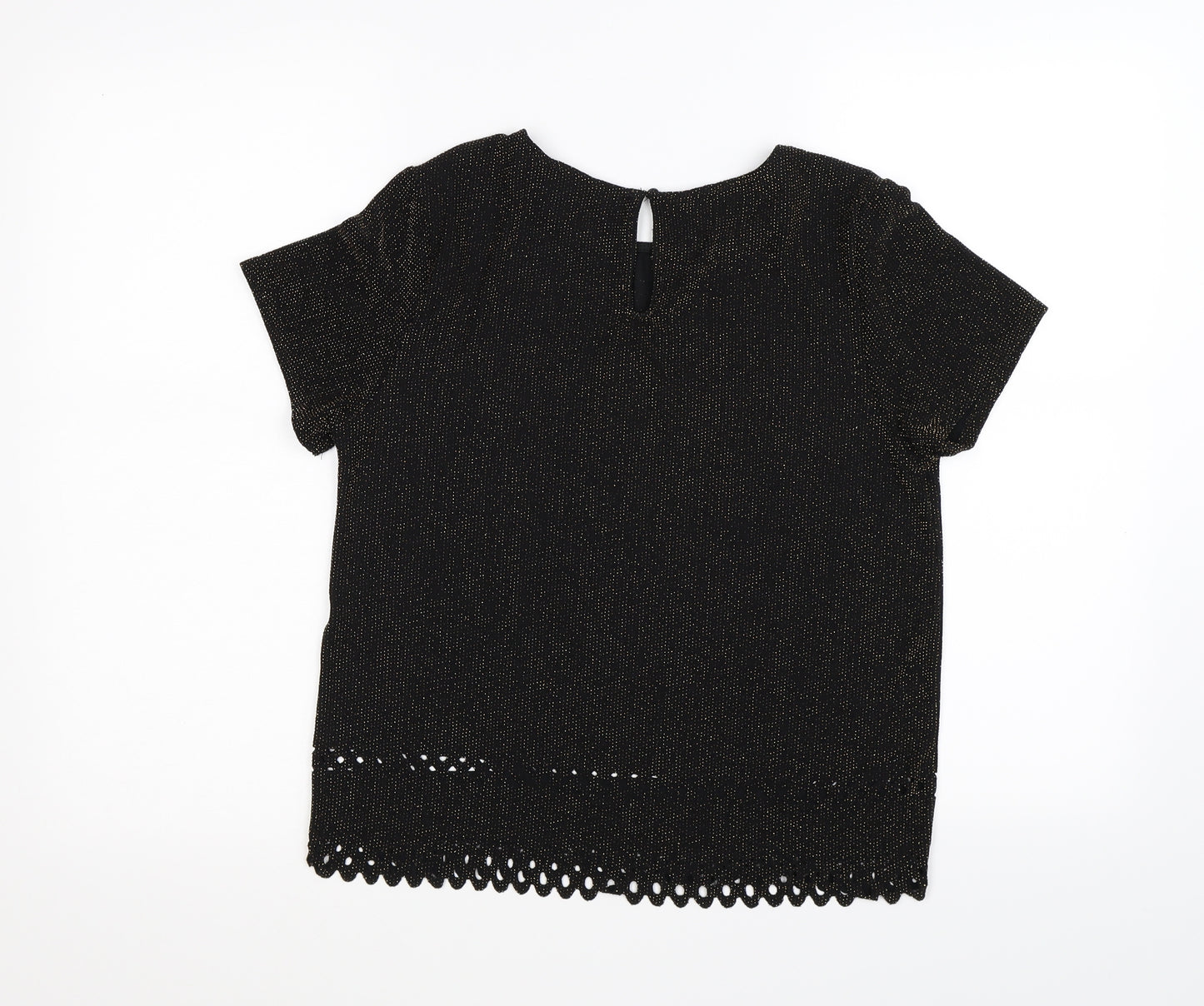 New Look Womens Black   Basic T-Shirt Size 12