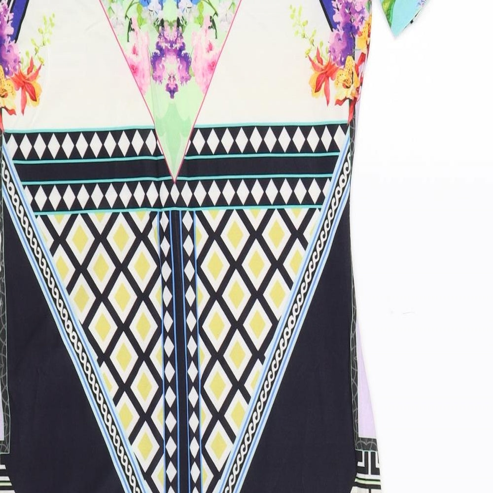 ana alcazar Womens Multicoloured Floral  Bodycon  Size 8
