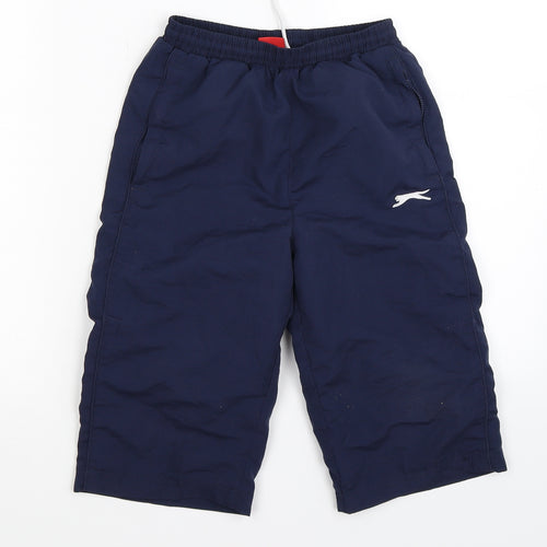 Slazenger Boys Blue   Cargo Shorts Size 7-8 Years