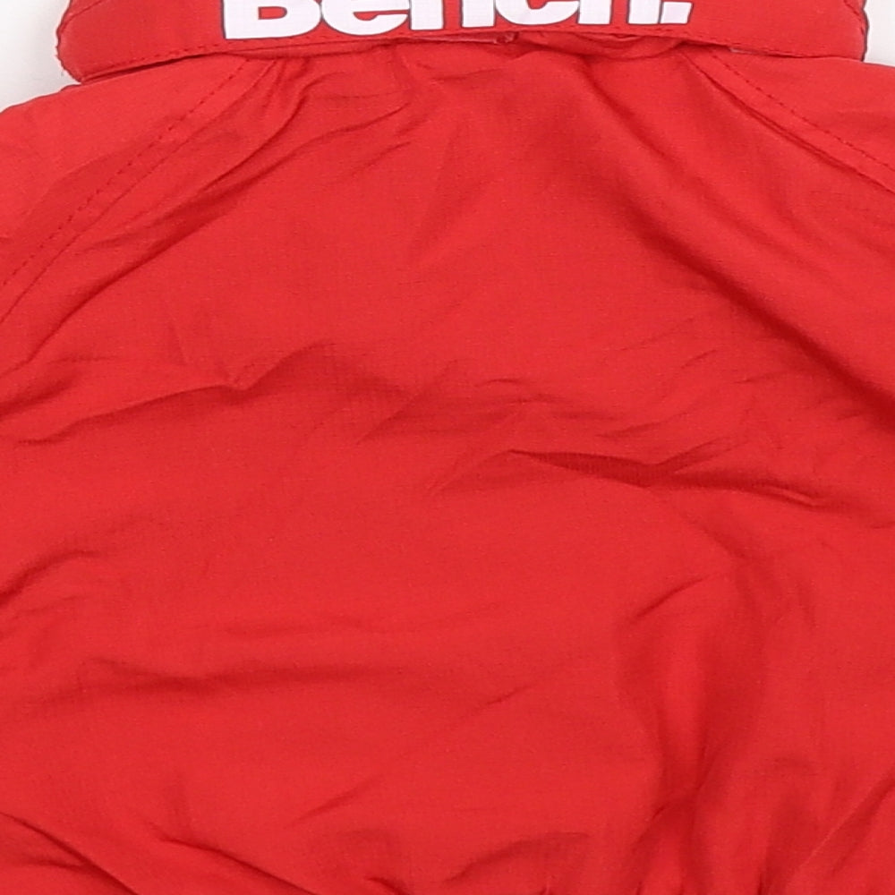 Bench Baby Red   Windbreaker Jacket Size 6-9 Months