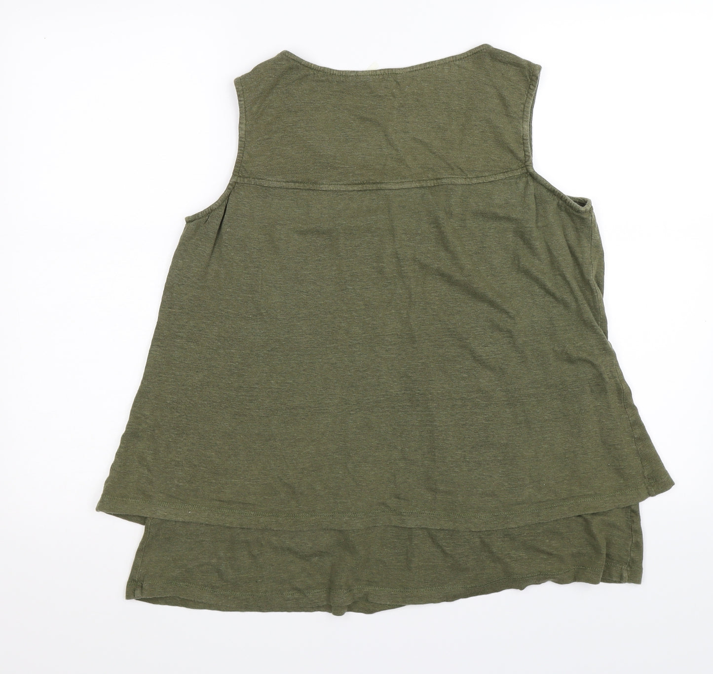 Fat Face Womens Green   Tunic T-Shirt Size 14  - layered