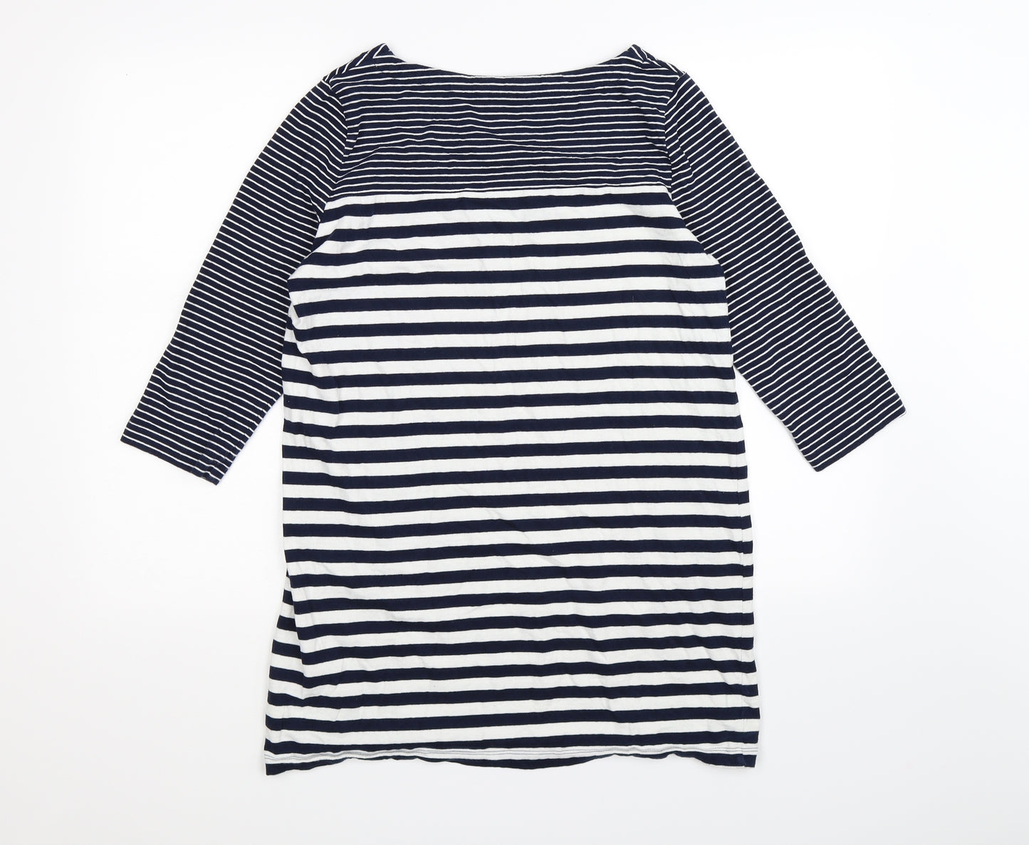 George Womens Blue Striped  Pullover Jumper Size 14