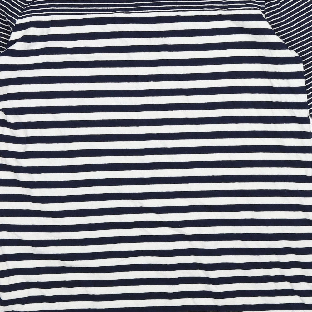 George Womens Blue Striped  Pullover Jumper Size 14