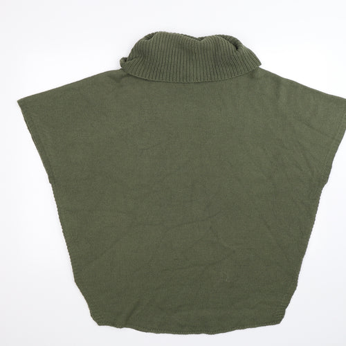 New Look Womens Green  Knit Tunic Jumper Size 12