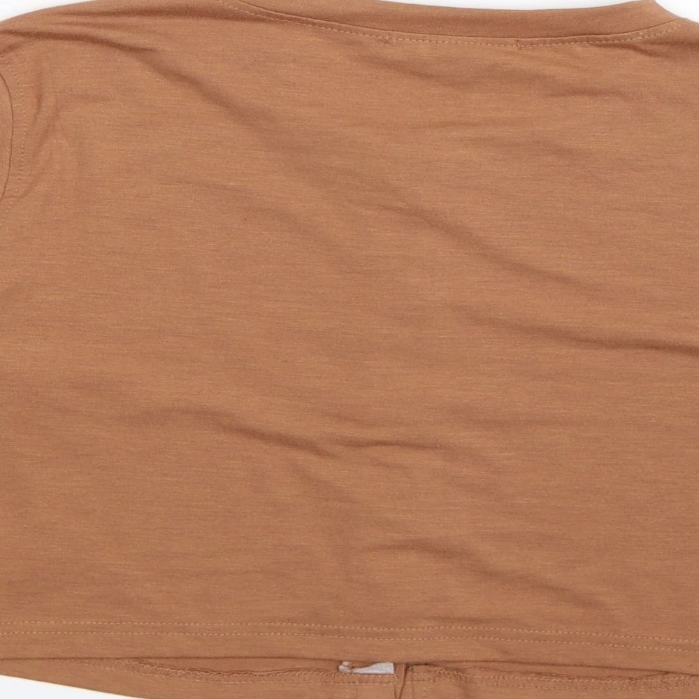 Missguided Womens Brown   Cardigan Jumper Size 16