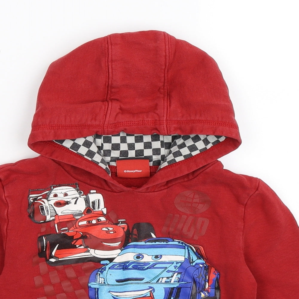 George Boys Red   Pullover Hoodie Size 2-3 Years  - Lightening McQueen