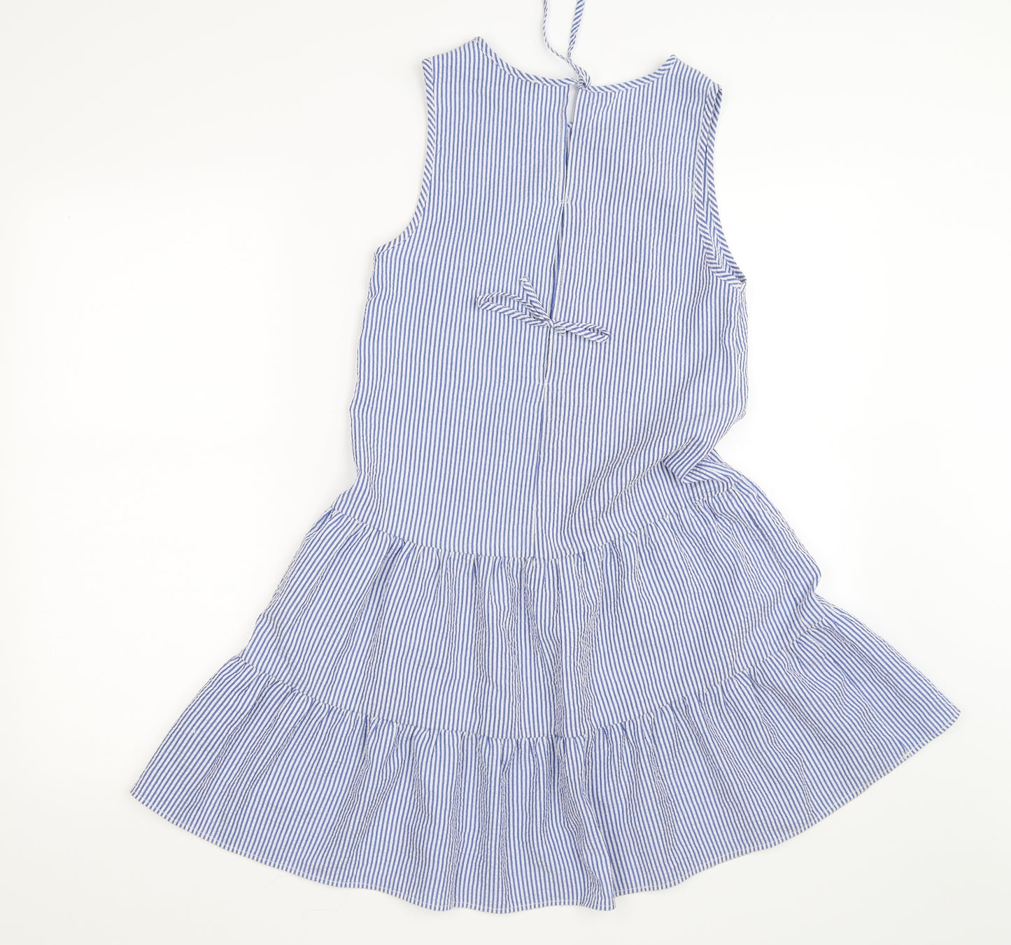 Primark Womens Blue Striped  Fit & Flare  Size 6