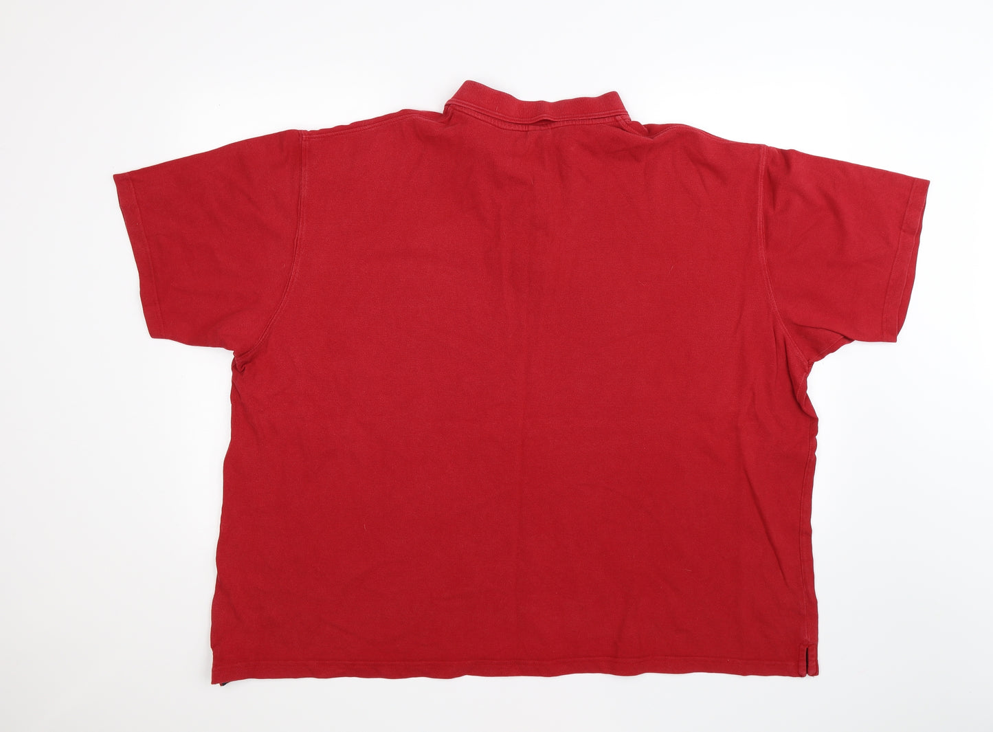 Cotton Traders Mens Red    Polo Size 4XL