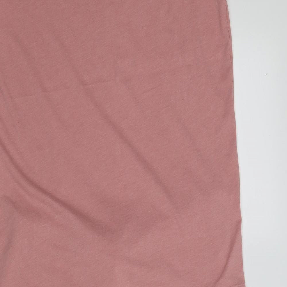 Matalan Womens Pink Check  Cami Pyjama Set Size 12  - wish upon a star