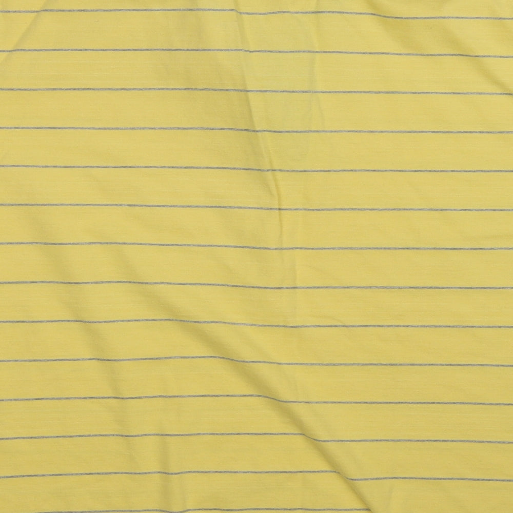 arizaon Mens Yellow Striped   Polo Size 2XL