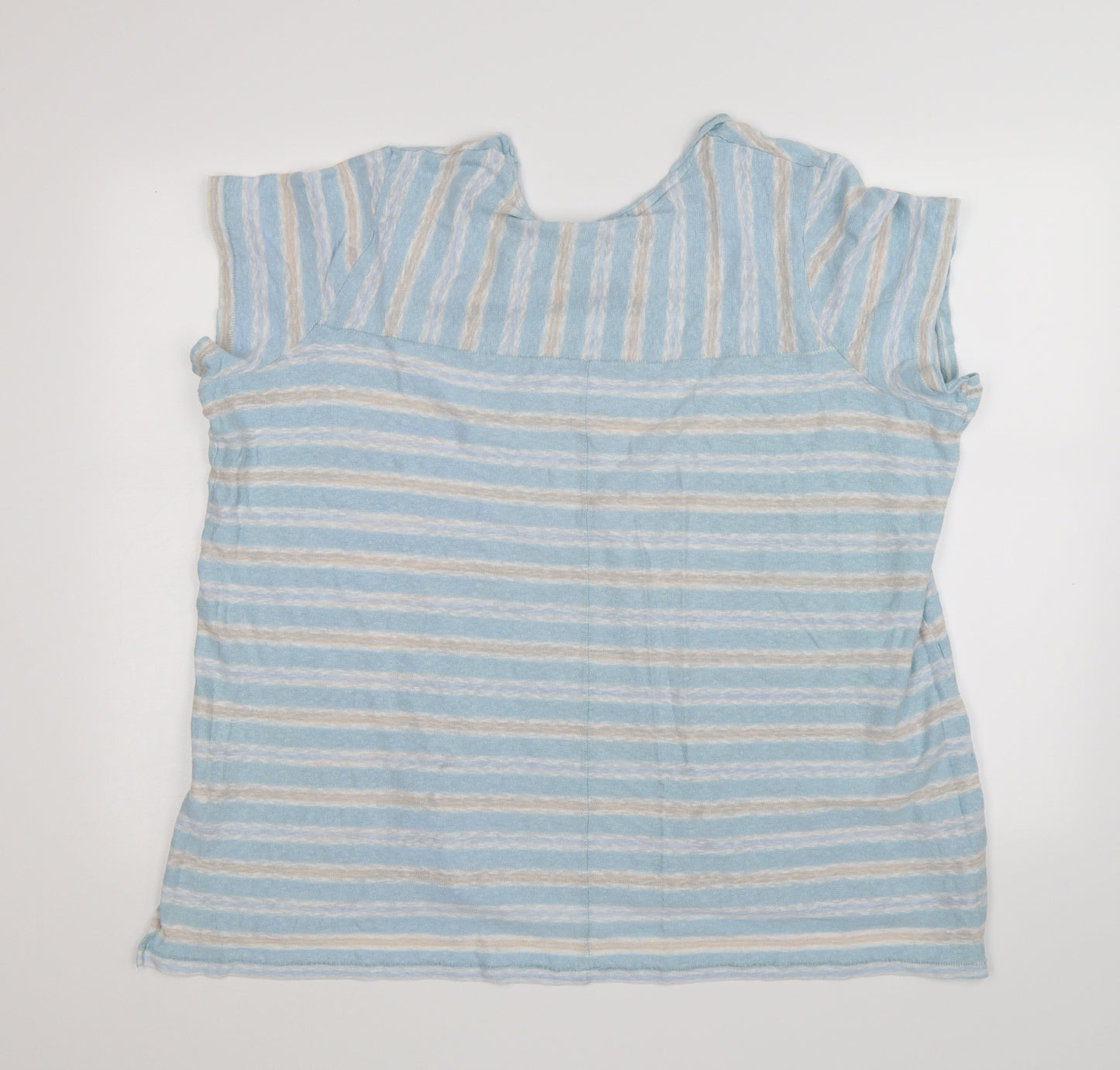 NEXT Womens Blue Striped  Tunic T-Shirt Size 22