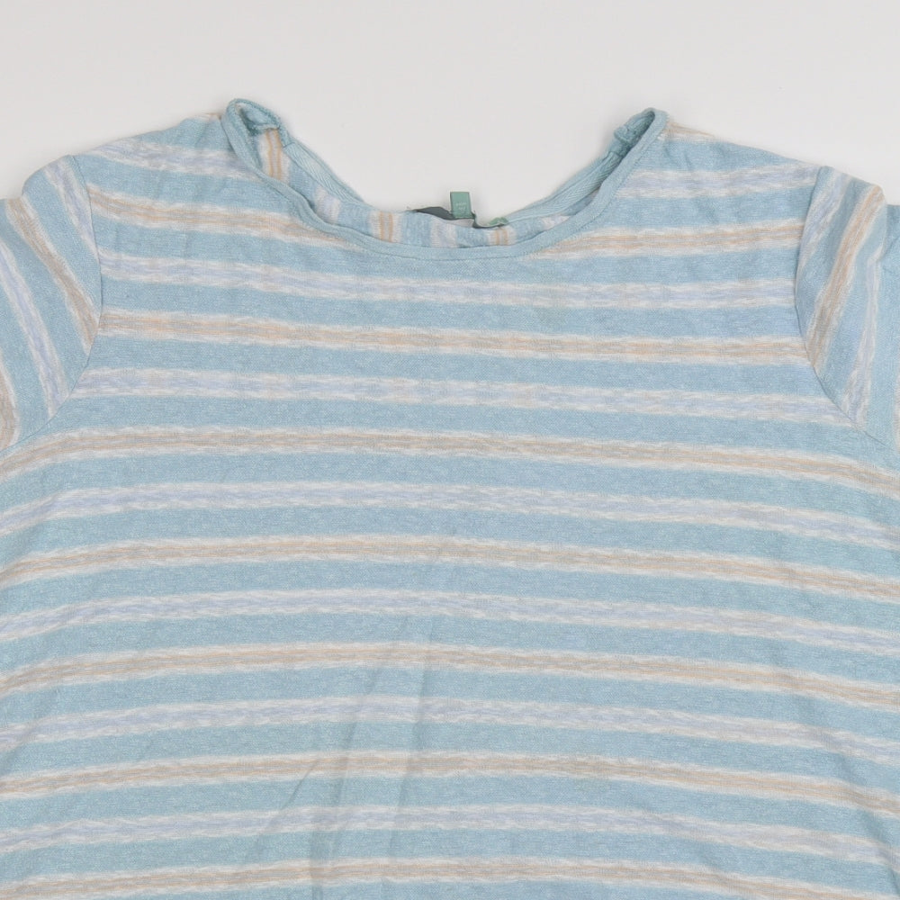 NEXT Womens Blue Striped  Tunic T-Shirt Size 22