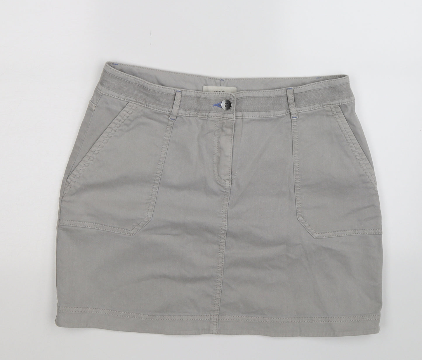 NEXT Womens Grey  Denim Straight & Pencil Skirt Size 12