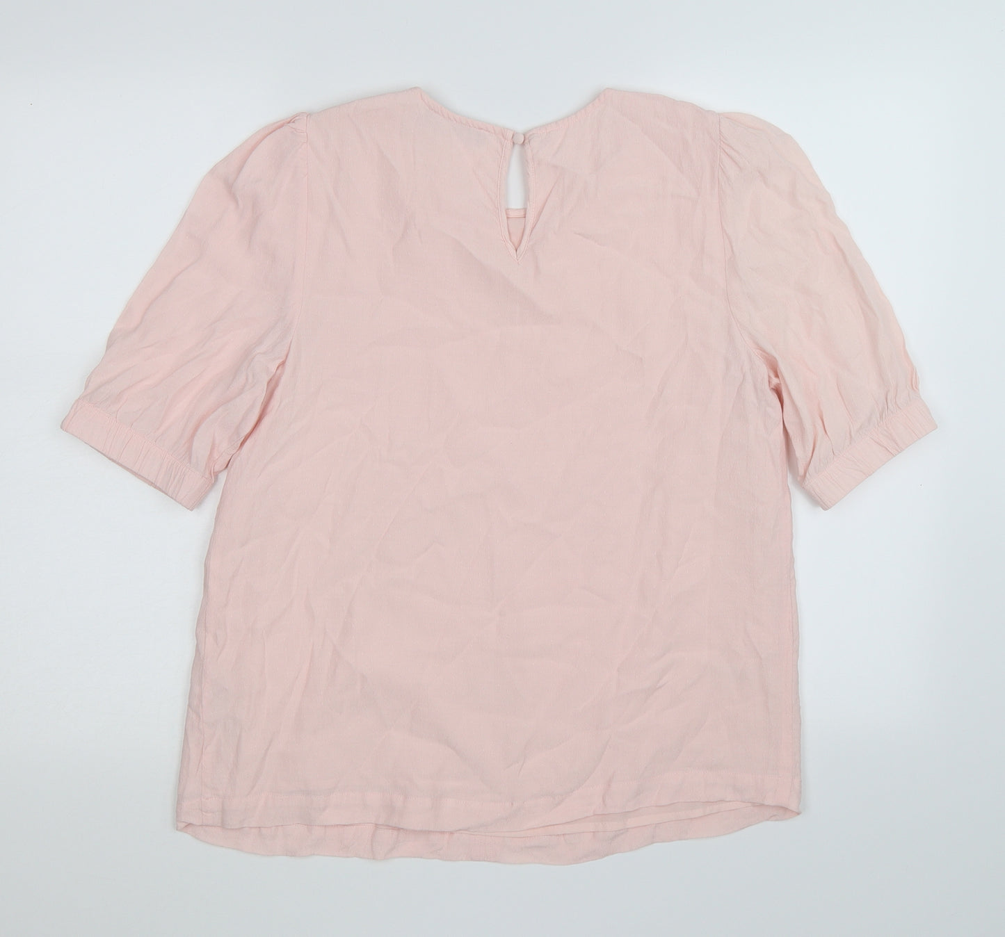 Marks and Spencer Womens Pink   Basic Blouse Size 14