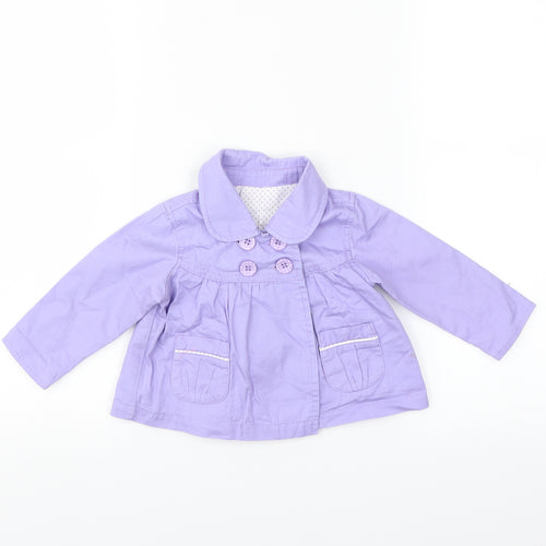 George Girls Purple   Jacket  Size 0-3 Months