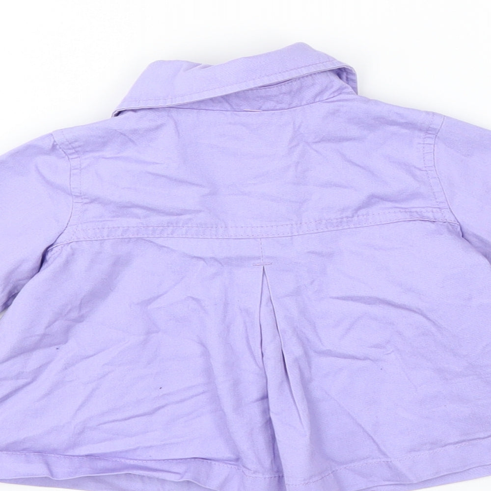 George Girls Purple   Jacket  Size 0-3 Months