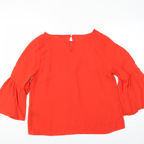 Matalan Womens Orange   Basic Blouse Size 14