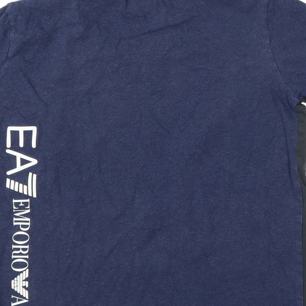 Emporio Armani Boys Blue   Basic T-Shirt Size 12 Years