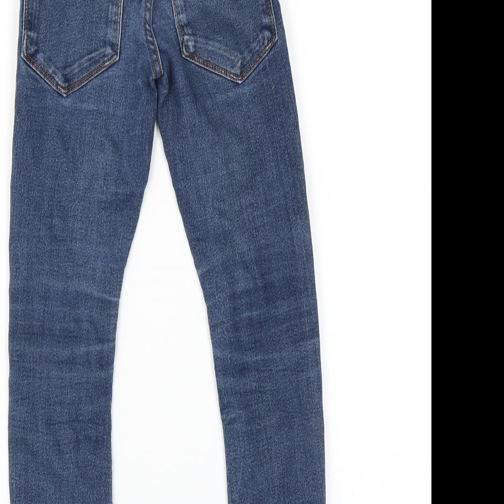 NEXT Boys Black  Denim Skinny Jeans Size 6 Years