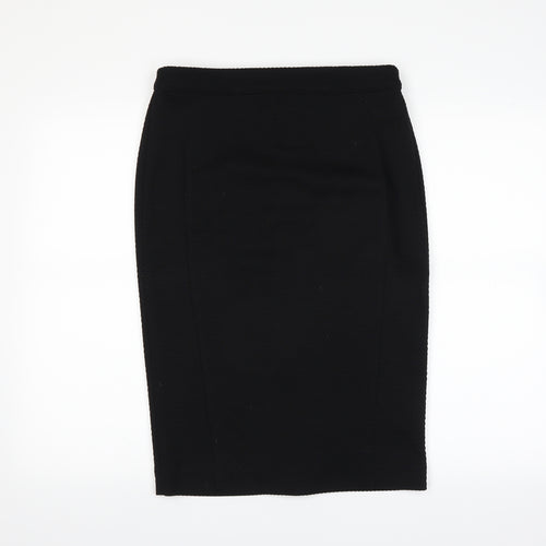 Sainsburys Womens Black   Straight & Pencil Skirt Size 12  - Textured Feel