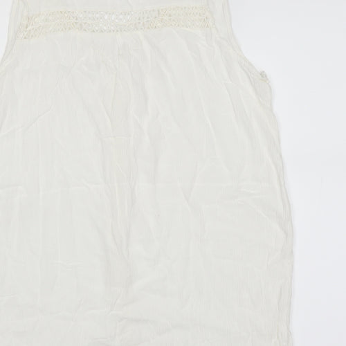 Peacocks Womens White   Basic Blouse Size 14
