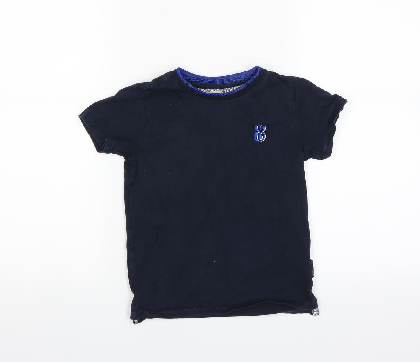 Debenhams Boys Blue   Basic T-Shirt Size 5-6 Years