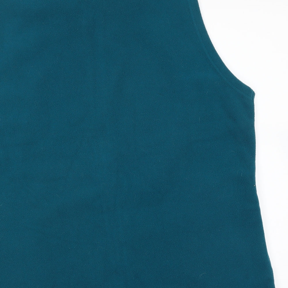 Isle Essentials Womens Blue  Fleece Full Zip Jumper Size XL