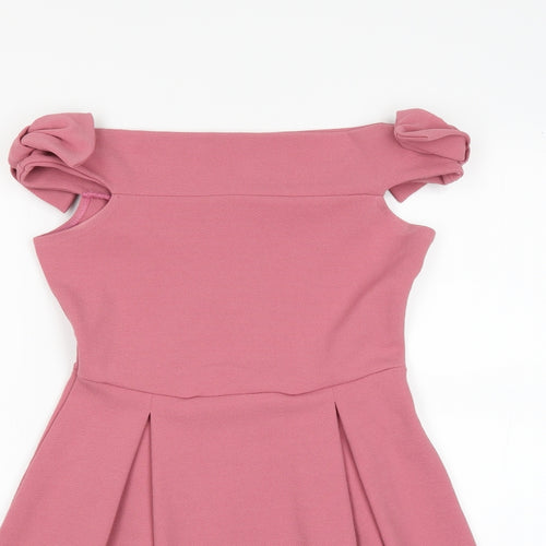 Very Womens Pink   Fit & Flare  Size 8