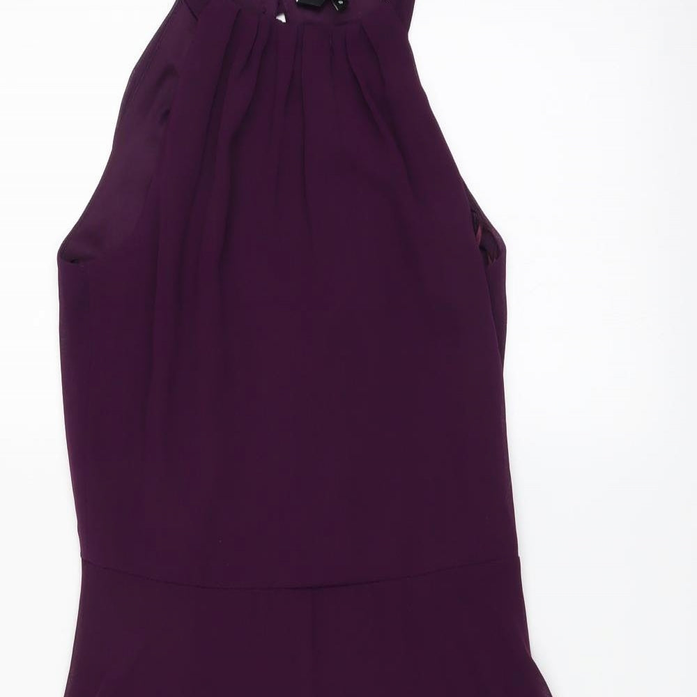 New Look Womens Purple   Fit & Flare  Size 8