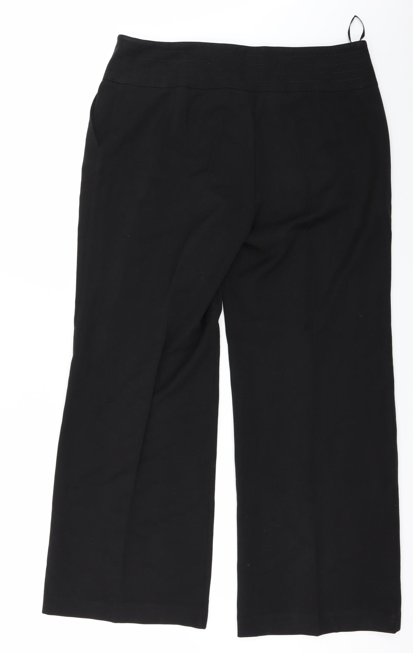 Preworn Womens Black   Trousers  Size 38 in L30 in