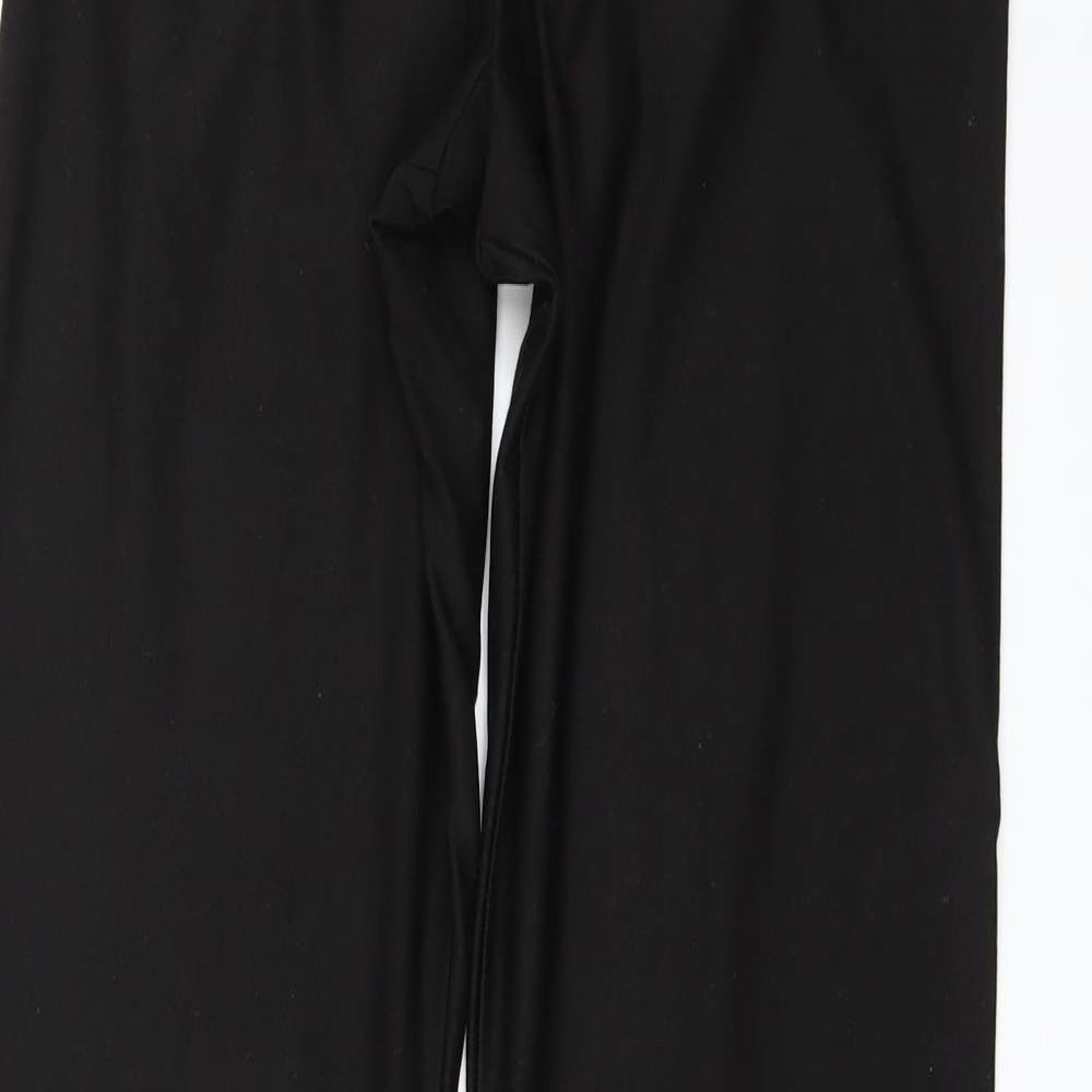 MARITA TEK Womens Black   Compression Trousers Size L L32 in