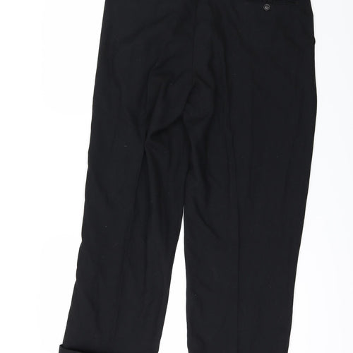 Preworn Mens Black   Trousers  Size 36 in L32 in
