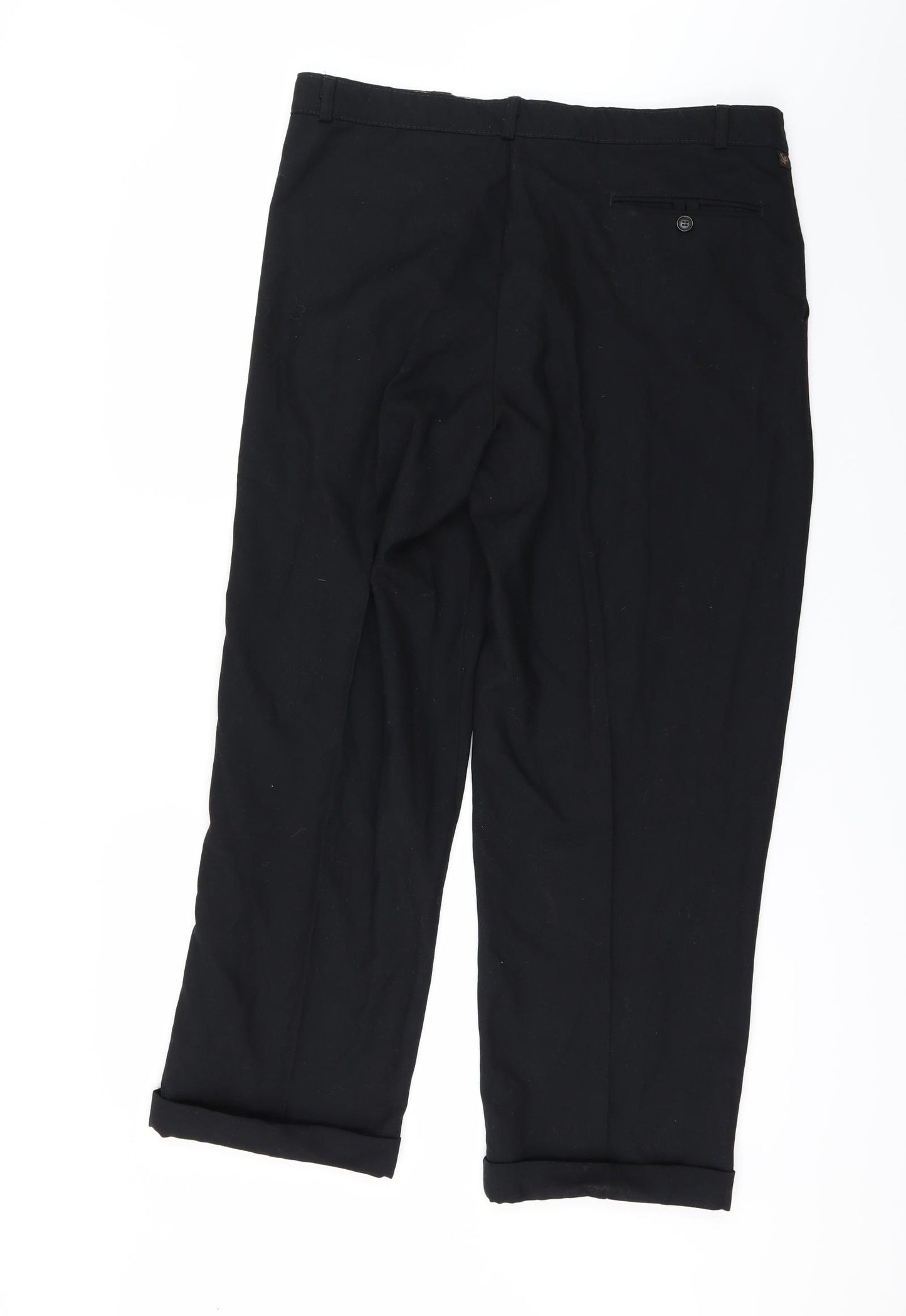 Preworn Mens Black   Trousers  Size 36 in L32 in