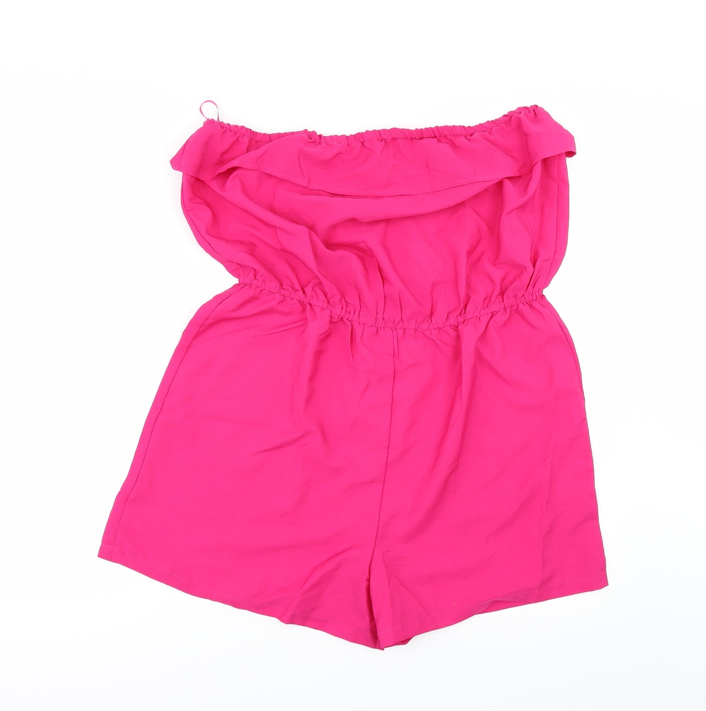 Studio Womens Pink   Playsuit One-Piece Size 14  - Strapless